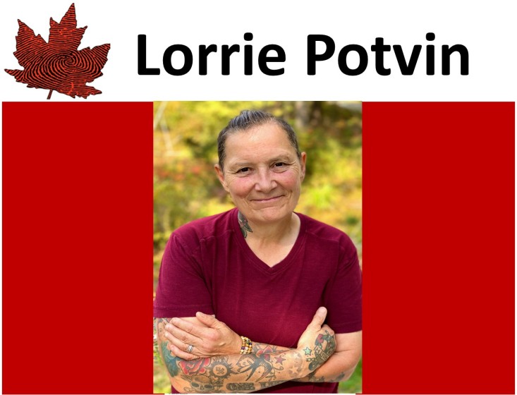 Lorrie Potvin, nominated for the Best Unpublished Crime Novel Manuscript