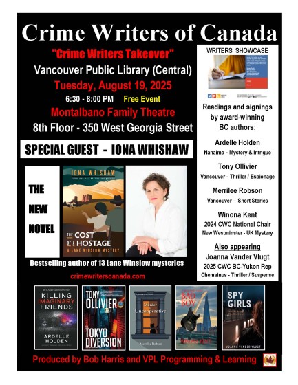 CWC’s Crime Writers Takeover of The Vancouver Public Library